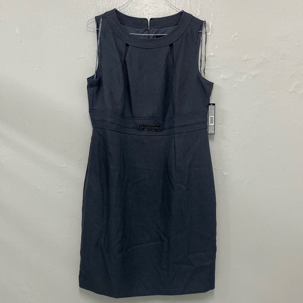 Chelsea Rose dress / charcoal grey / size 16 / 100% polyester